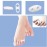 Slikon Bunion Ayak parmak Koruyucu (1Çift) S008 Slikon Bunion Ayak parmak Koruyucu (1Çift) S008