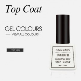 Permanent Nail Polish Sina Top Coat 7mL