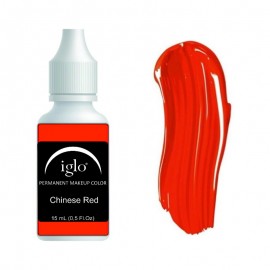 Iglo Permanent Makeup Paint 15 mL (Chinese Red)