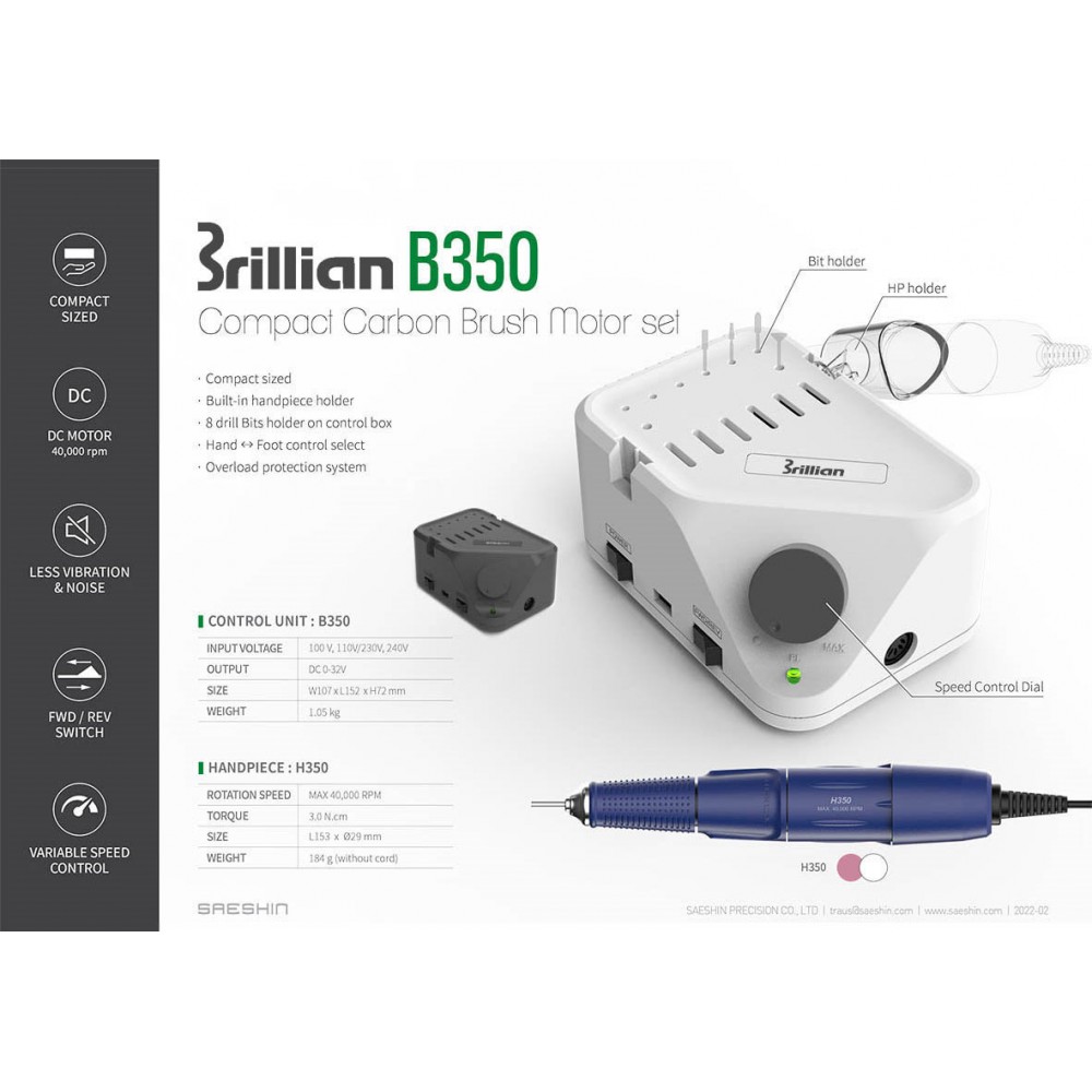 Elektrikli tırnak törpüsü - Brillian (SAESHIN) B350