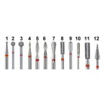 Elektrikli Törpü Ucu - Freze Ucu Elmas -1 Adet