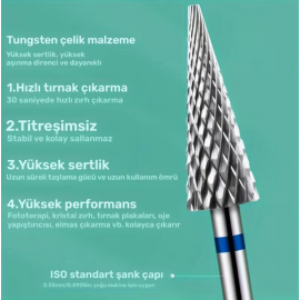 Electric File Bit - Ceramic Milling Cutter 4 (pointed)