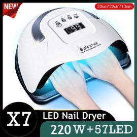 SUN X7 MAX 220 W 57 LED UV LED MACHINE PERMANENT NAIL DRYER