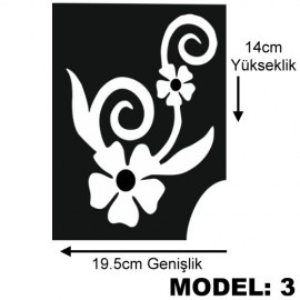 Simli Dövme Şablonları - Büyük Model