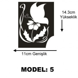 Simli Dövme Şablonları - Büyük Model