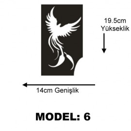 Simli Dövme Şablonları - Büyük Model