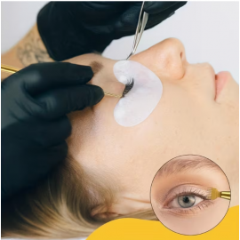 İpek Kirpik İçin çelik tarak - 2li