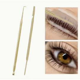 İpek Kirpik İçin çelik tarak - 2li