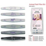 ANIMAL FILE ( SIKA DEER CHANOIS BUFFER )ANIMAL NAIL FILES KIT (6ADET)