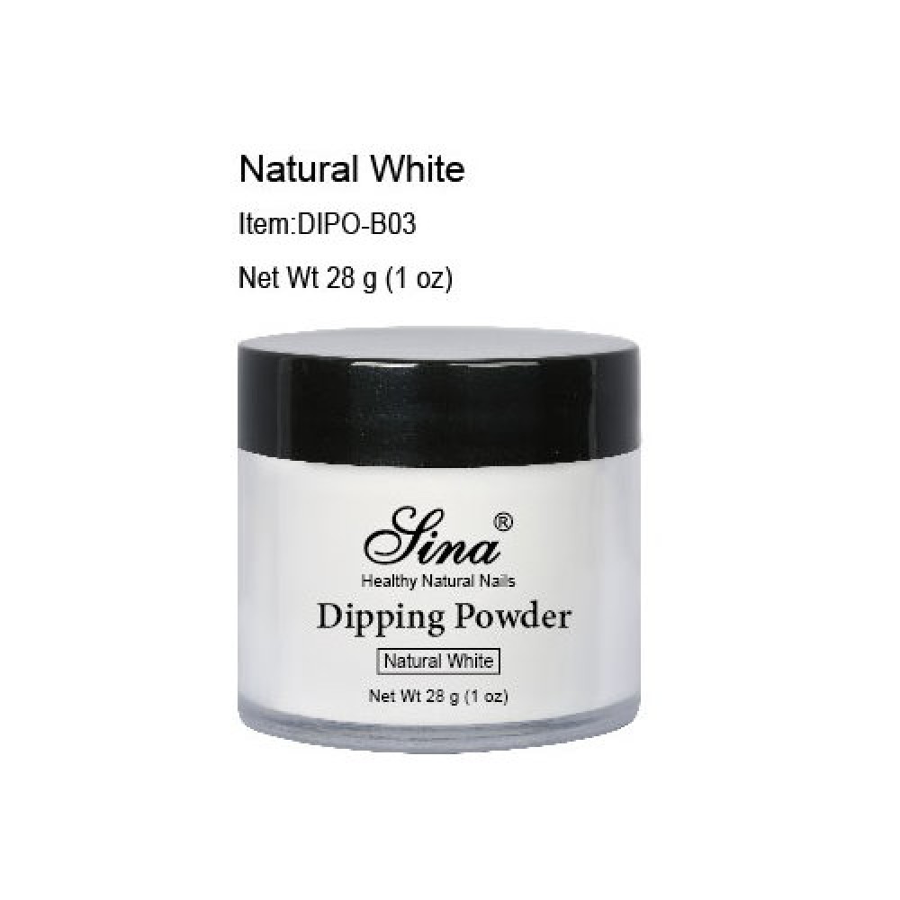 DIPPING POWDER SİNA ( NATURAL WHITE ) [DIPO-B03]