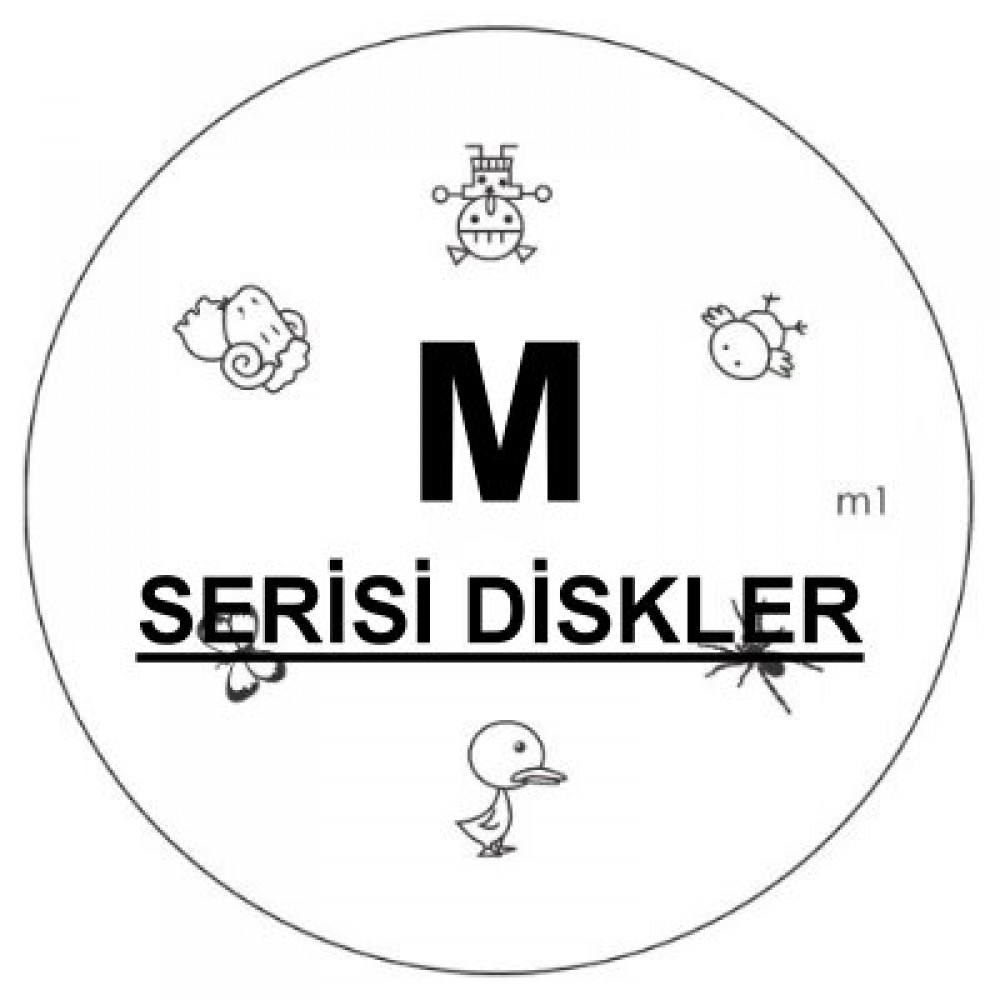 M Serisi tırnak süsleme stamping diskleri  -7 Desen 45 Model