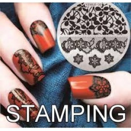 Y Serisi tırnak süsleme stamping diskleri  - 7 Desen 12 Model