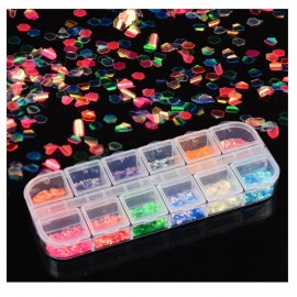 12 Color NAIL ART MATERIALS