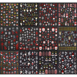 Tırnak Sticker (noel)-12sayfa