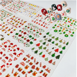 Tırnak Sticker (noel)-30sayfa