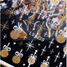 Tırnak Sticker (noel)-8sayfa