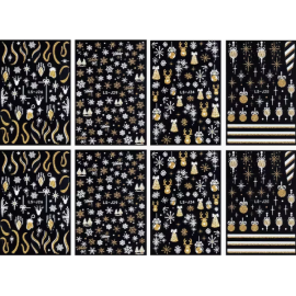 Tırnak Sticker (noel)-8sayfa