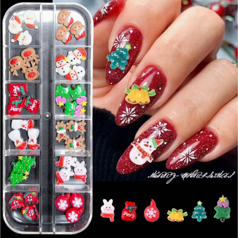 Tırnak Charm 12 Bölmeli